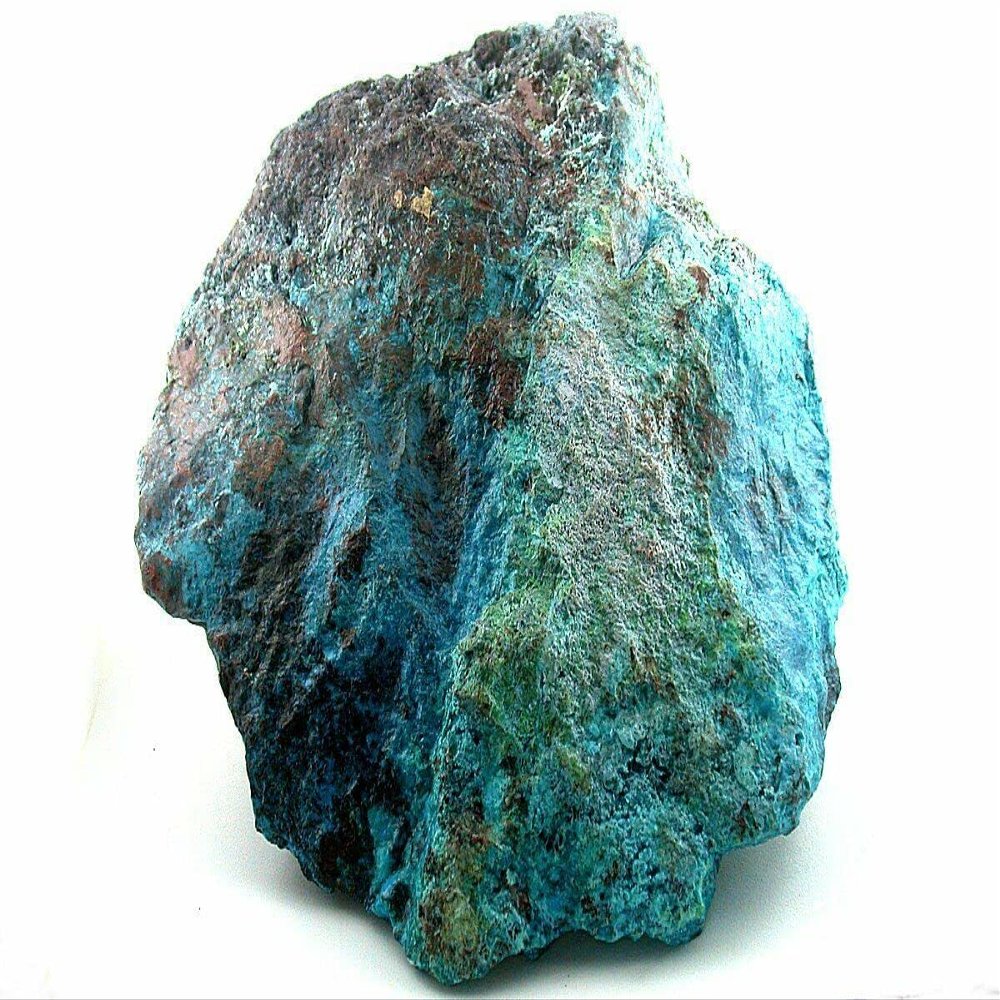 2592 Gram Sonoran Sunrise Shattukite Chrysocolla Azurite Silica Rough EBS1645