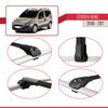 accessorypart Compatible with Citroen Nemo 3 (225) 2008-2017 ACE-1 Car Roof Rack Cross Bar Black Aluminium 4 Bars view 4