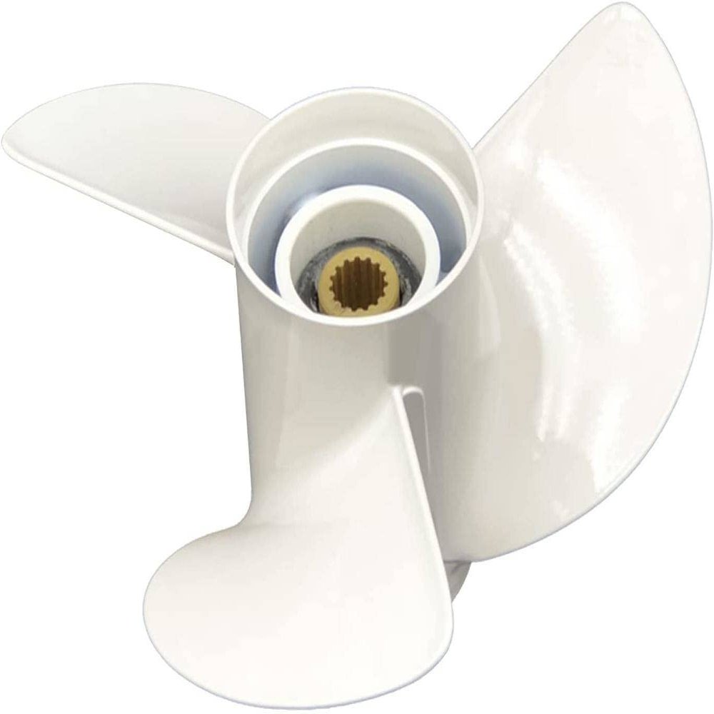 13 12x15-K Boat Motor Aluminum Propeller 6E5-45947-00-EL Compatible with Outboard Engines 60HP 70HP 75HP 80HP 85HP 90HP 115HP 130HP