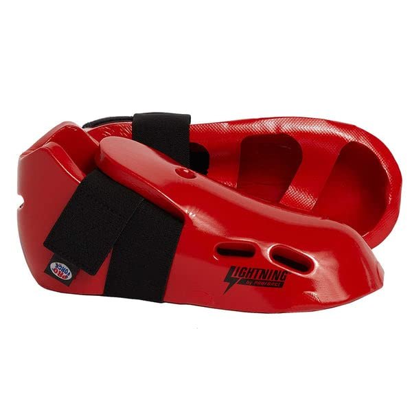 ProForce Ultra Lightning Kicks Sparring Shoes/Footgear - Red - Size 3-4 | Child Medium