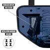 Nxtrnd Football Back Plate, Professional Football Backplates for Shoulder Pads, for Adult & Youth (Chrome Navy Blue, Youth) view 4