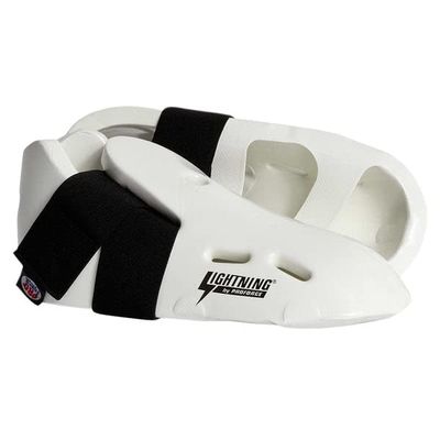 ProForce Ultra Lightning Kicks Sparring Shoes/Footgear - White - Size 5-6 | Child Large