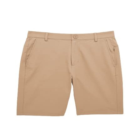 BRADY Men's Structured Stretch Short, Granite, 32