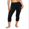 Felina Super Soft Sueded Womens Capri Leggings - Squat Proof & Breathable Yoga Capris for Women, Tummy Control Yoga Pants (Medium, Black) view 1