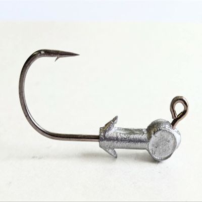 10 Unpainted Wide Eye Jig Head Crappie Trout Saltwater Lure Ultra Point Hook 1/8oz