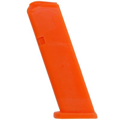 American Safety Molds - Compatible with Glock 17 Gen 5 - Non-Functional Solid Polymer Magazine - Blaze Orange - U.S.A  Magazine Holster Molding Prop