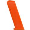 American Safety Molds - Compatible with Glock 17 Gen 5 - Non-Functional Solid Polymer Magazine - Blaze Orange - U.S.A  Magazine Holster Molding Prop view 1