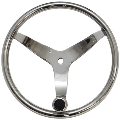 Hurricane Boat Steering Wheel 437749 | 13 1/2 Inch w/Knob No Hub