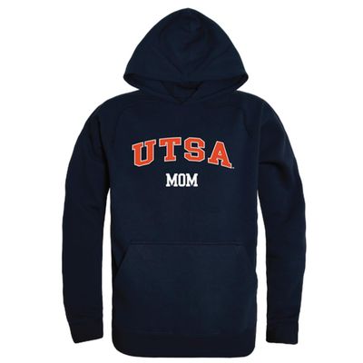 W Republic University of Texas at San Antonio Roadrunners Mom Fleece Hoodie Sweatshirts - Navy, Small