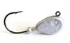 10 No Paint Bean Flathead Jig Head Fluke Walleye Striper Lure Ultra Point Hook 1oz view 1