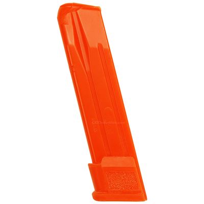 American Safety Molds - Compatible with Sig Sauer 320 M18 - Non-Functional Solid Polymer Magazine - Blaze Orange - U.S.A - Magazine Holster Molding Prop