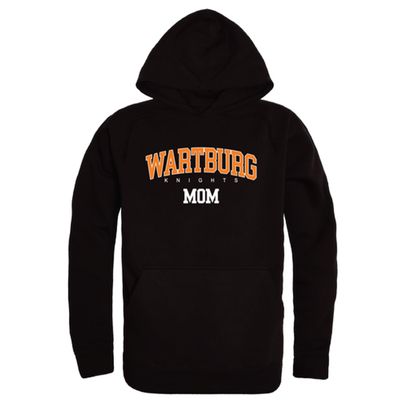 W Republic Wartburg College Knights Mom Fleece Hoodie Sweatshirts - Black, X-Large