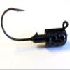 Bullet Jig Head Striper Fluke Bass Swimbait Lure Ultra Point 10 - Black 1/2oz view 1