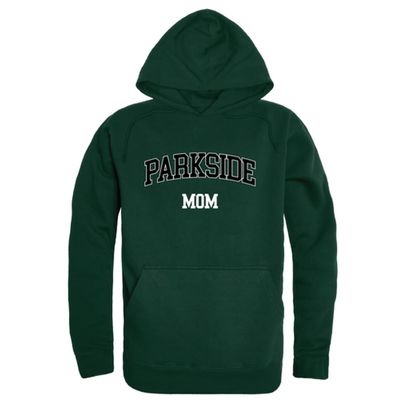 W Republic University of Wisconsin - Parkside Rangers Mom Fleece Hoodie Sweatshirts - Forest Green, Medium