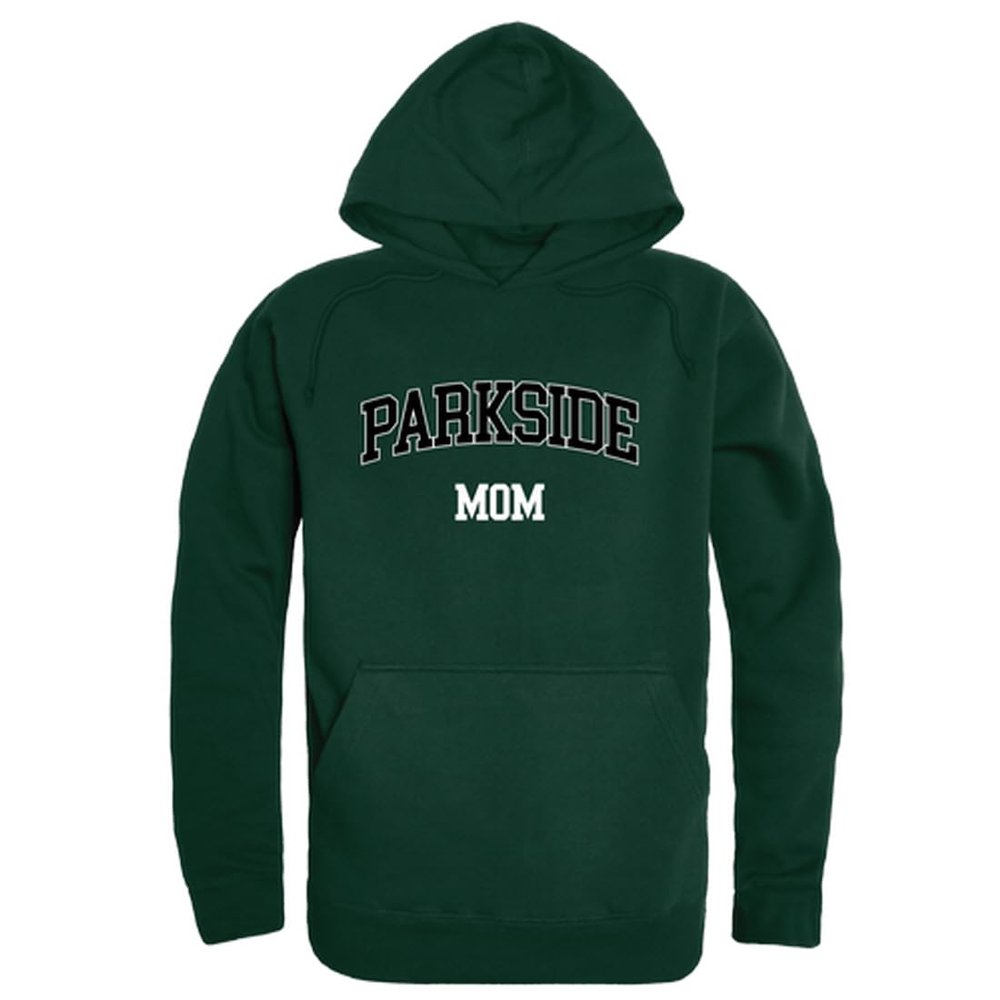 W Republic University of Wisconsin - Parkside Rangers Mom Fleece Hoodie Sweatshirts - Forest Green, Medium
