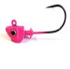 10 Painted Pro-Shad Jig Head Striper Bass Redfish Lure Ultra Point Hook- Pink 1/2oz view 1