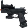 Evike Airsoft - Colt Licensed MK IV Spring Powered Airsoft Pistol with Pointer and Red Dot - Airsoft Pistol/Target Package view 3