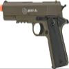 Evike Airsoft - Cybergun Colt Licensed M1911A1 Full Size Airsoft Spring Pistol w/Metal Top (Color: Tan) view 3