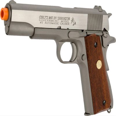 Evike - Cybergun x Colt 1911 CO2-Powered Gas Blowback Gun Airsoft Pistol