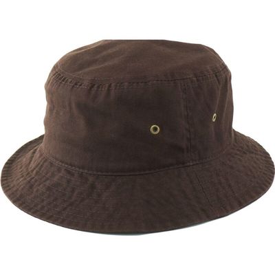 1 Pcs of Bucket Hat Boonie Basic Hunting Fishing Outdoor Summer Cap Unisex Cotton Polyest (Large/X-Large) (Brown)