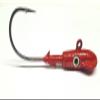 10 "Squid Jig Head Salt Water Striper Bass Swimbait Lure Ultra Point Hook- Red 1oz view 1