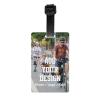 Custom Luggage Tags Personalized Your Own Text Image Photo Logo Customized Travel Suitcases Labels Bag Pu Leather Baggage Tag view 1