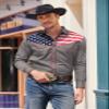 COOFANDY Country Western Shirts for Men American Flag Apparel Long Sleeve Cowboy Casual Dress Patriotic Grat, XX-Large Charcoal view 2
