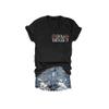 Skull You Grow Through What You Go Through Shirt Mental Health T Shirt Grow Through It Shirt V Neck Casual Loose Tee Tops Vintage Positive Gift Tshirts T Loose Black T Plus Size XL view 2