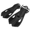 1pair Swimming Fins for Adults Lightweight Flippers for Diving and Snorkeling Comfortable Open-Toe Design for Training and Travel view 1