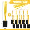 Deekin 10 Pcs Base Plugs Anchor Base Plugs Baseball Field Maintenance Equipment Baseball Accessories for Baseball Field (Yellow) view 2
