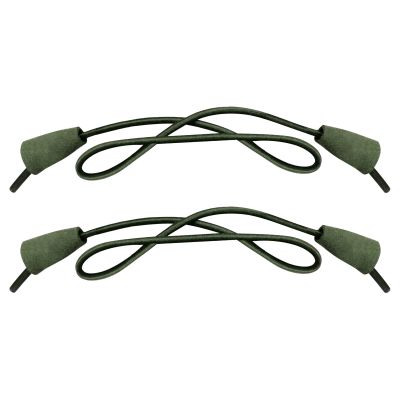 Endoto Shoelaces for Hey Dude Elastic Strings Replacement Laces Shoes(Color:Army Green,Size:18Inch)