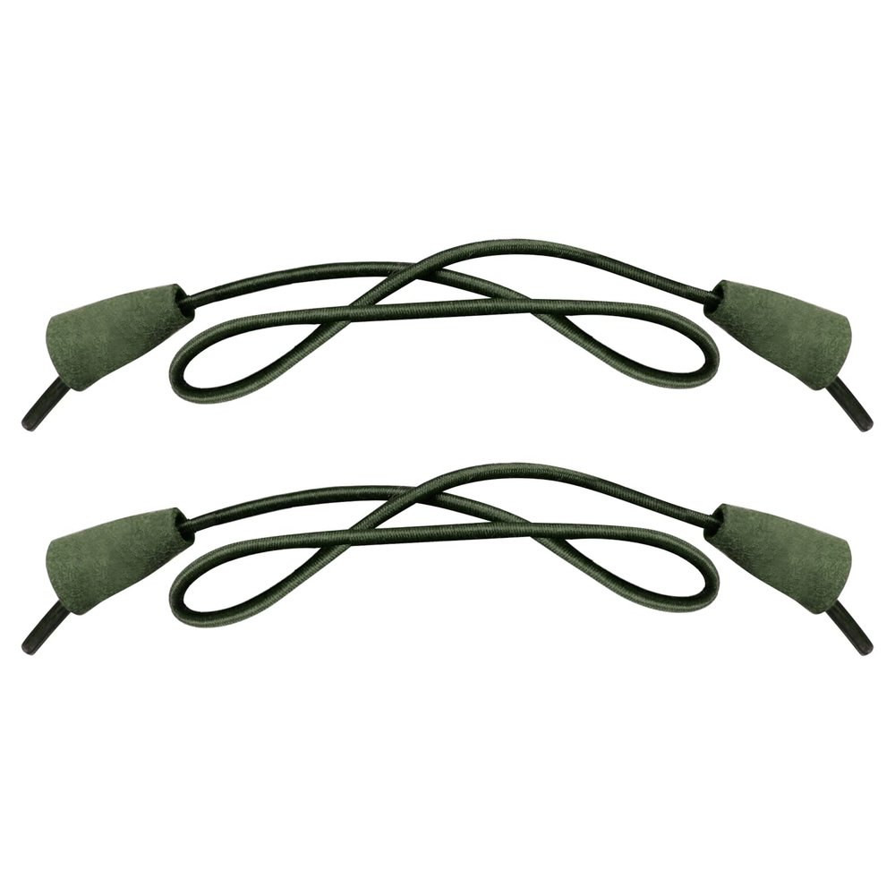 Endoto Shoelaces for Hey Dude Elastic Strings Replacement Laces Shoes(Color:Army Green,Size:18Inch)