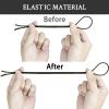 Endoto Shoelaces for Hey Dude Elastic Strings Replacement Laces Shoes(Color:Army Green,Size:18Inch) view 2