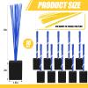 Deekin 10 Pcs Base Plugs Anchor Base Plugs Baseball Field Maintenance Equipment Baseball Accessories for Baseball Field (Blue) view 2