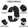 TIESOME 18mm Silicone Watch Bands with Quick Release Replacement view 3