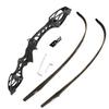 68 Inch Takedown Recurve Bow 20-40 Lbs F Interface Bow Riser and Limbs Competition Athletic Bow for RH Hunting Shooting (20 Lbs, Black) view 3