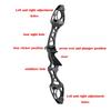 68 Inch Takedown Recurve Bow 20-40 Lbs F Interface Bow Riser and Limbs Competition Athletic Bow for RH Hunting Shooting (20 Lbs, Black) view 4