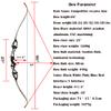 68 Inch Takedown Recurve Bow 20-40 Lbs F Interface Bow Riser and Limbs Competition Athletic Bow for RH Hunting Shooting (32 Lbs, Red) view 2