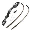 68 Inch Takedown Recurve Bow 20-40 Lbs F Interface Bow Riser and Limbs Competition Athletic Bow for RH Hunting Shooting (28 Lbs, Black) view 3