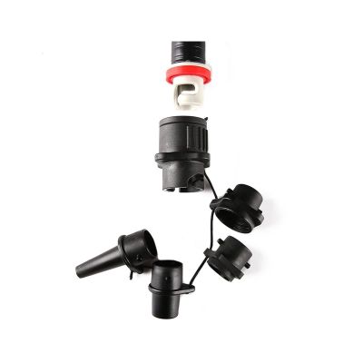 FIERRG Power Pumps Air Valve Adapter Air Pump Boat Universal SUP Board Air Adapter with 4 Nozzles for Surf Pump Mattress Air Pump Accessories