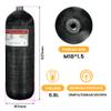 TUXING 4500psi Carbon Fiber Air Tank 6.8L, Adjustable Compressed Air Regulator for Pcp Paintball Tank Cylinder with Pressure Gauge Valve view 2