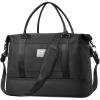 BAGAIL Travel Duffel Bag - Weekender, Overnight Gym Carry On Tote with Wet Pocket, Hospital Mom Bag for Labor and Delivery - Extra Large, Black view 1