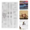 AYNEFY Frame Protector Sticker, PVC Prevent Yellowing Decorative Frame Tape for Chainstay for Mountain Bikes for Downtube (Skull Snake) view 3
