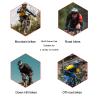 AYNEFY Frame Protector Sticker, PVC Prevent Yellowing Decorative Frame Tape for Chainstay for Mountain Bikes for Downtube (Skull Snake) view 4