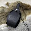 HiiFeuer Medieval Faux Leather Pouch, Portable Drawstring Purse, Vintage Belt Pouch Dice Bag For LARP Ren Faire view 4