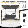 Golf Cart Windshield for EZGO TXT 1995-2013 Golf Cart, Foldable| Clear| Impact Resistant Windshield For EZGO Fit 0.75 Inch Square Strut Window Frame(Clear) view 2