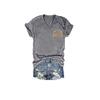 Womens Positive Sayings T Shirts Grow Through It Spine Sweatshirt Mental Health T Shirt Grow Positive Thoughts T Shirt V Neck Casual Fun Tee Tops Graphic Tee Gift Grey view 2