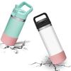 Acemoo Safer Silicone Boot Sleeve for YETI Rambler 12 oz 18 oz and Rambler Jr 12 oz, Anti-Slip, Less Noise, Diamond Embossed Boot for YETI Rambler Bottle - Dishwasher Safe view 2