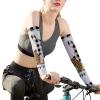 Rustic Plaid Arm Sleeves for Women Man Youth,UV Sun Protection Sleeves Compression Cooling Sleeves for Golf,Running,Cycling,Fishing,Driving,Hiking,S Easter Rabbit Leopard Checkered Eggs Carrot view 2