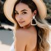 BriLove Matte Gold Silver 2 Pairs Clip-on Earrings Set Fashion Square-Shape Statement Retro Drop Clip for Women Mom Gift view 2